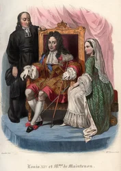 Ludwig XIV (1638-1715) und Francoise d